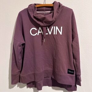 Calvin Klein Performance Funnel Neck Sweatshirt Women’s Large